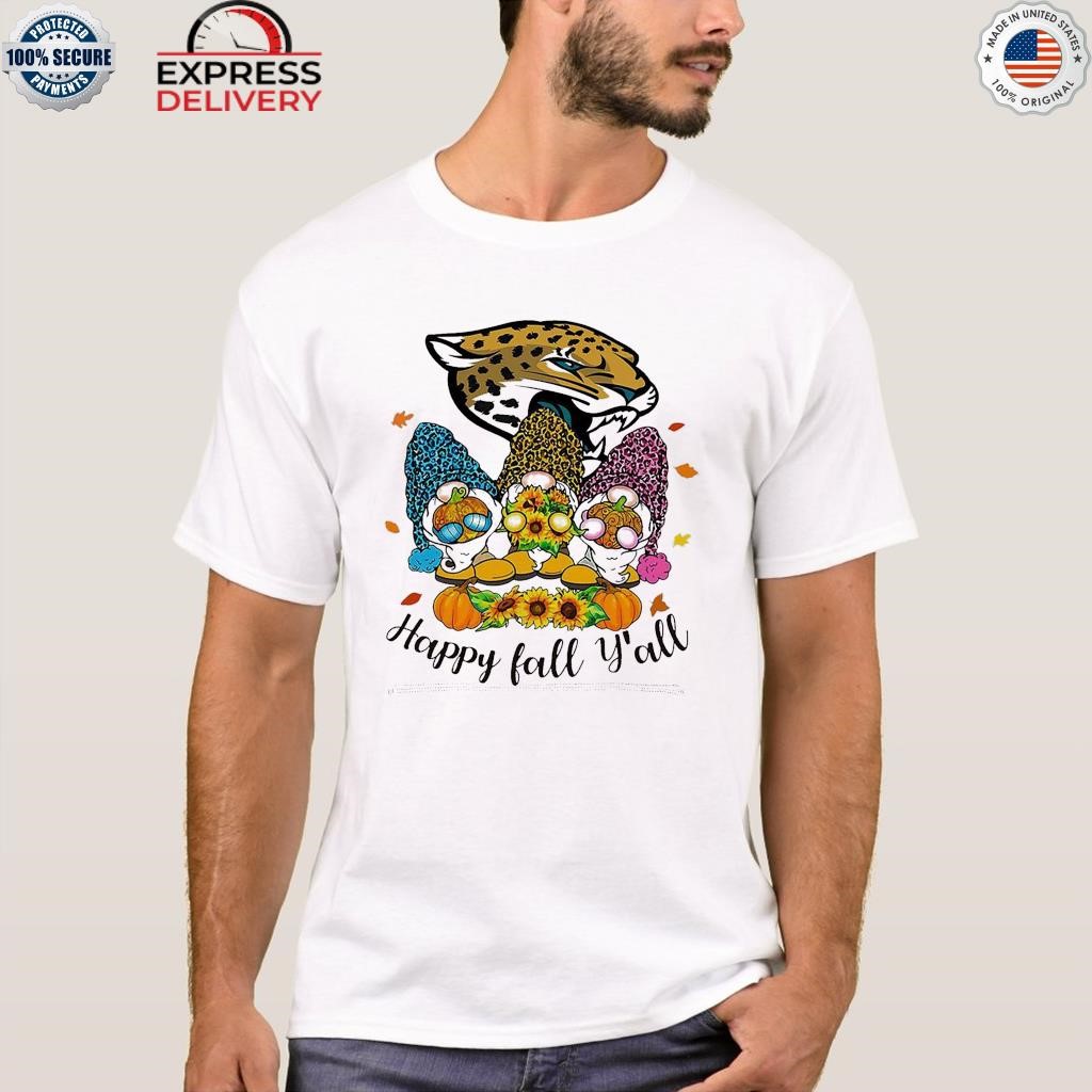 Official happy fall y'all jacksonville jaguars T-shirt, hoodie, sweater,  long sleeve and tank top