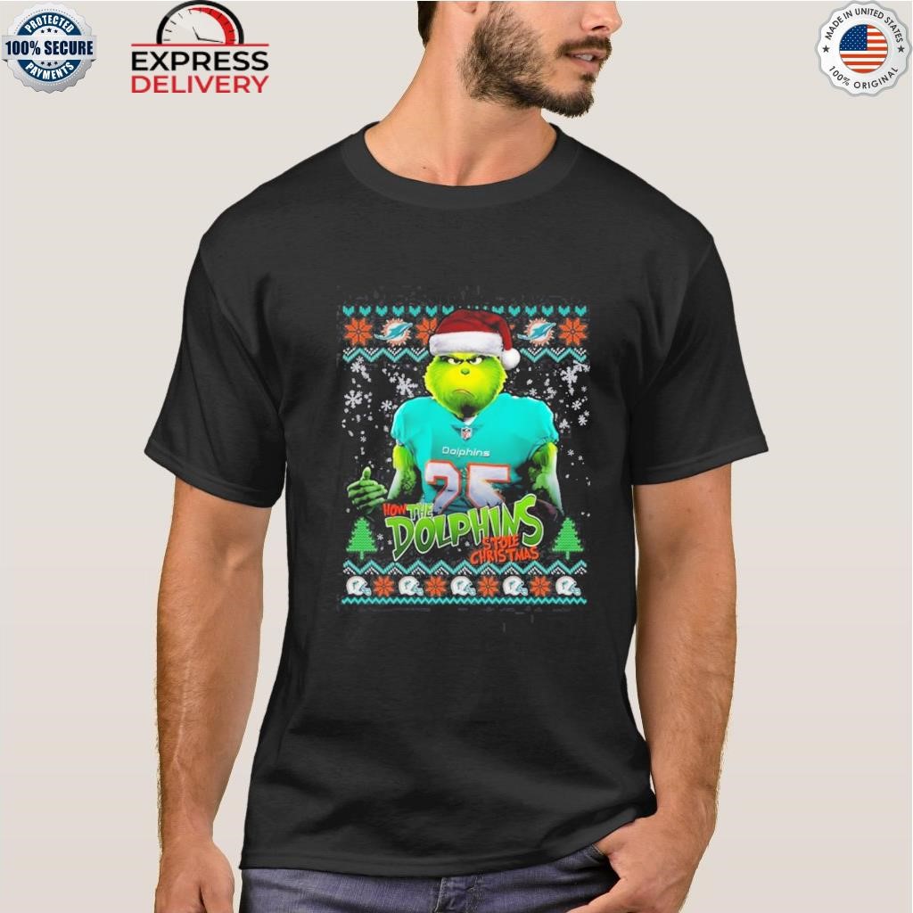 How The Miami Dolphins Stole Christmas Shirt, hoodie, sweater