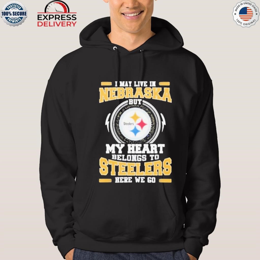 Pittsburgh Steelers Logo Heart Let's Go Steelers Shirt