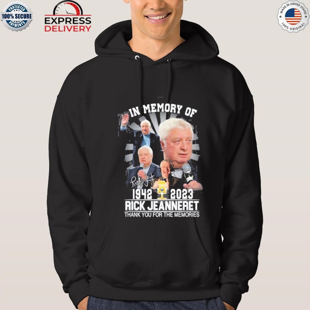 Official Rick Jeanneret 1942 2023 Memories Shirt, hoodie