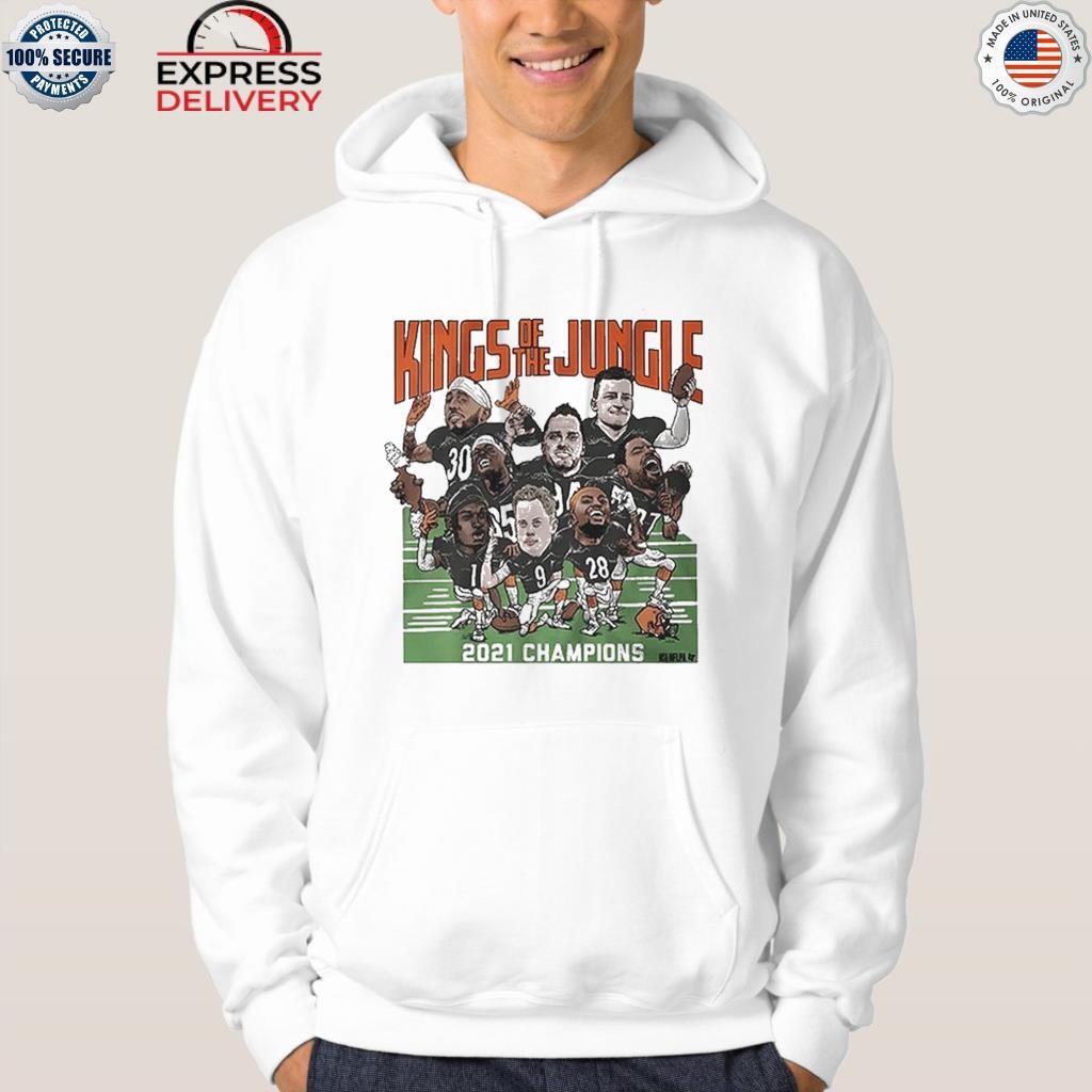 Kings Of The Jungle Cincinnati Bengals Caricatures Shirt, hoodie,  longsleeve, sweatshirt, v-neck tee