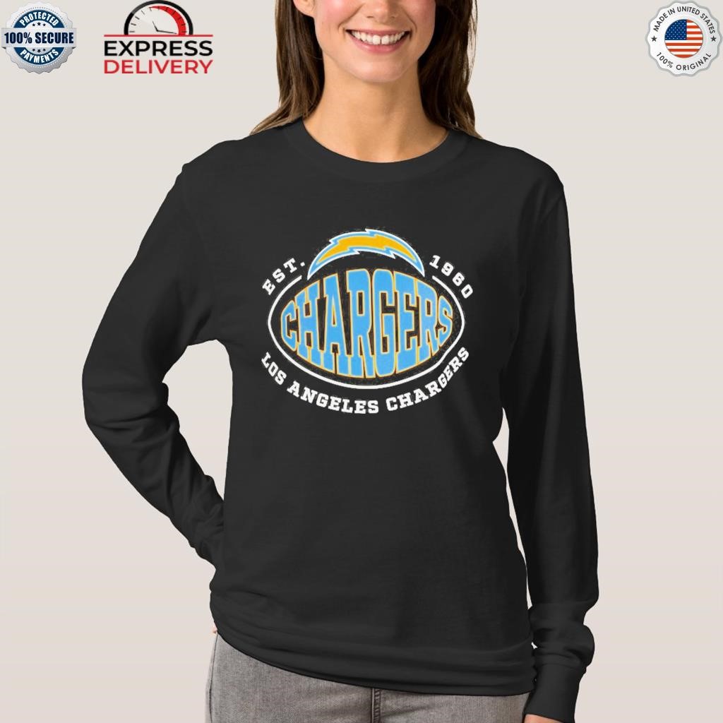 Official Los Angeles Chargers Long Sleeved T-Shirts, Long Sleeved