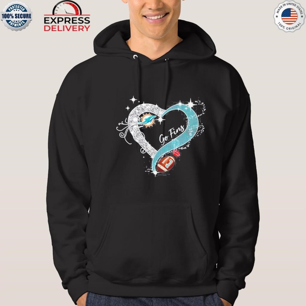 Miami Dolphins Go Fins Hoodie