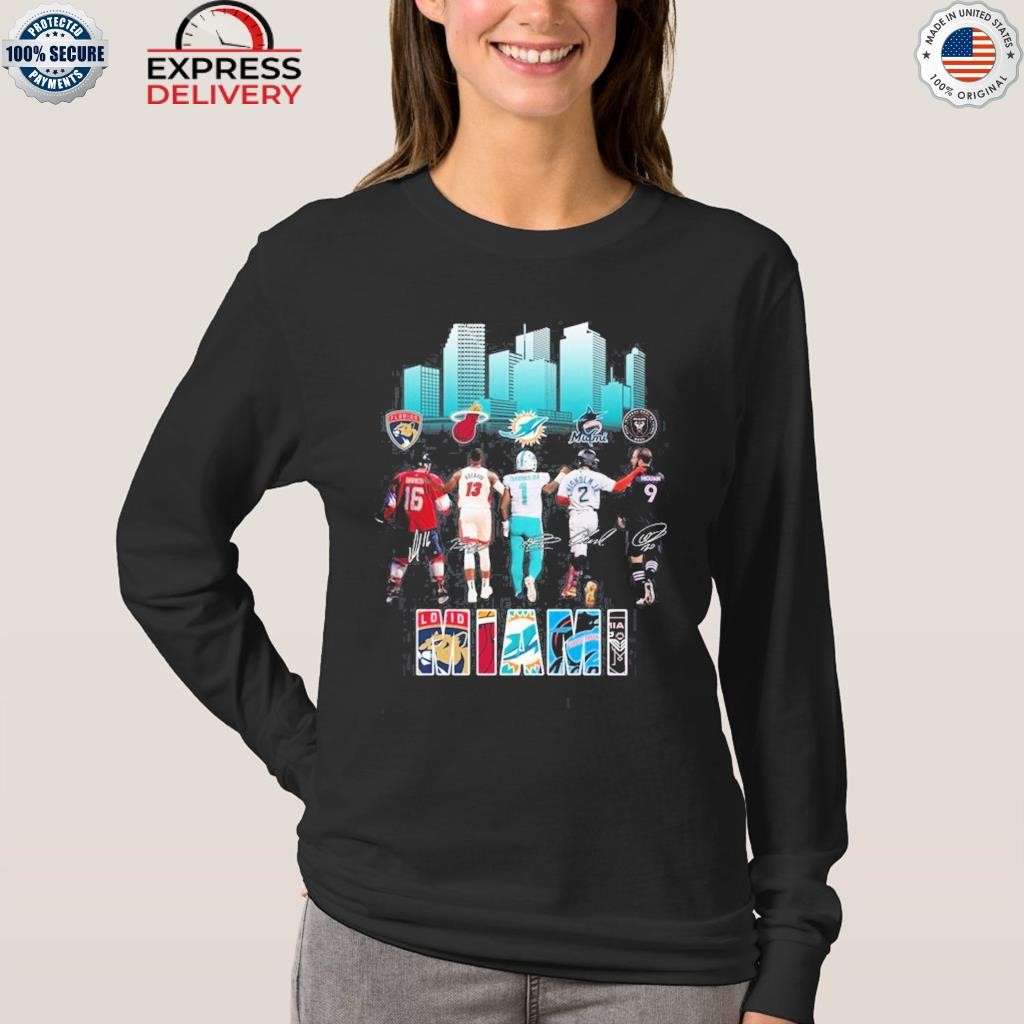 NEW Miami Dolphins Team Sport Legend Champions Unisex T-Shirt