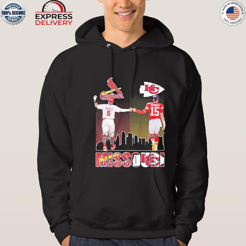 Official missouri ST Louis Cardinals Pujols Kansas City Chiefs Patrick  Mahomes T Shirt, hoodie, sweater, long sleeve and tank top