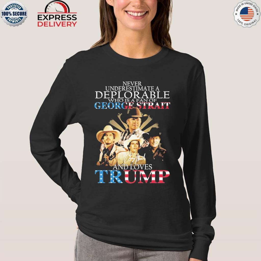 Never underestimate a deplorable who is a fan of Dallas Cowboys and loves  Trump American flag signatures shirt, hoodie, sweater, long sleeve and tank  top