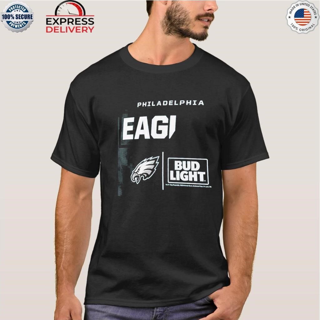 Philadelphia Eagles Fanatics Branded NFL x Bud Light T-Shirt