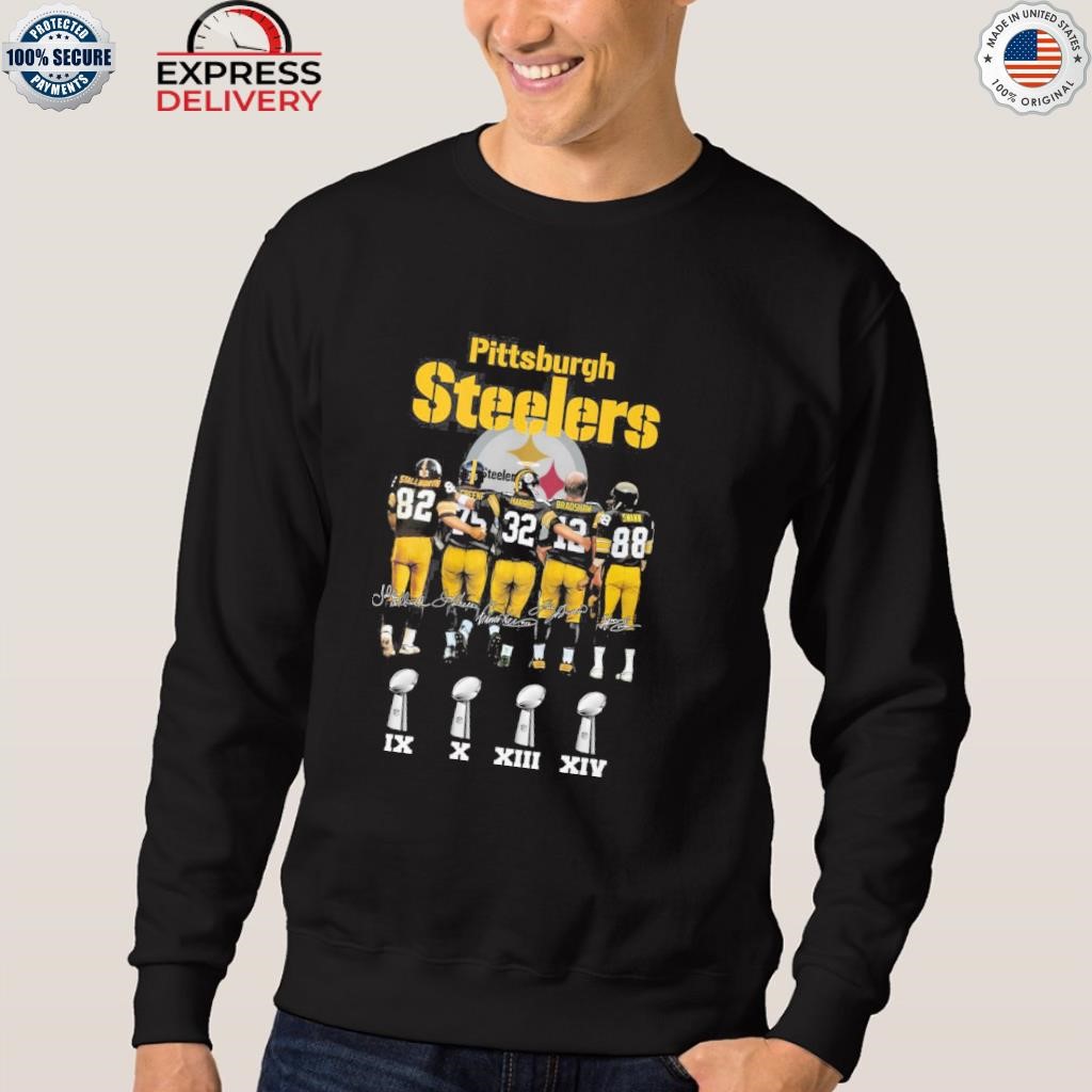 Pittsburgh Steelers Stall Worth Greene Harris Bradshaw Swann T Shirt -  Growkoc