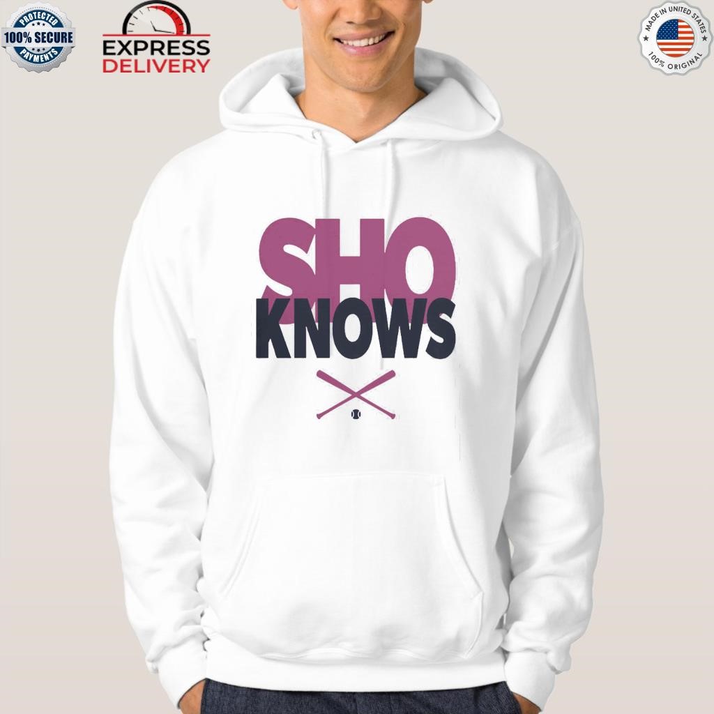 Official shoheI ohtanI sho knows los angeles angels T-shirt, hoodie,  sweater, long sleeve and tank top