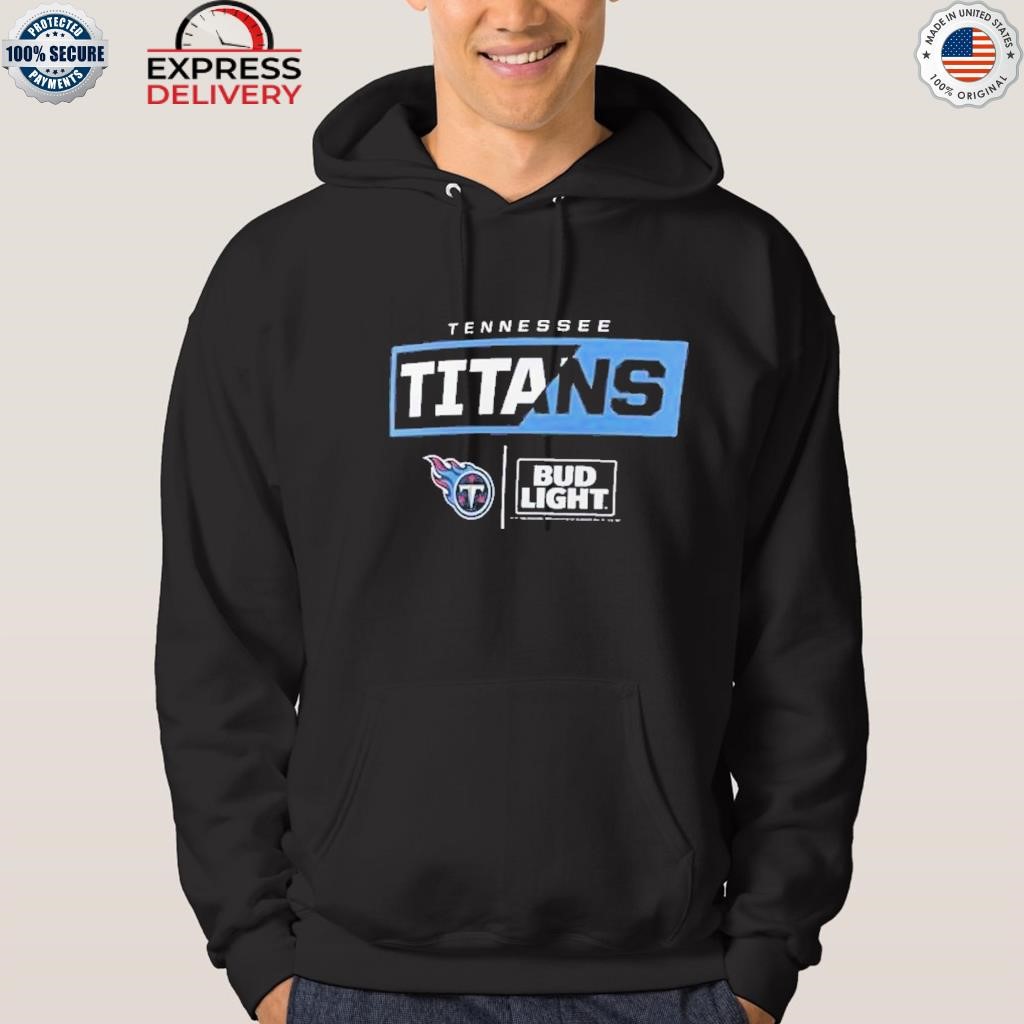 Tennessee Titans Fanatics Branded NFL x Bud Light Pullover Hoodie - Navy