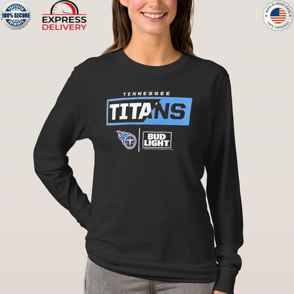 Tennessee Titans Fanatics Branded NFL x Bud Light Pullover Hoodie - Navy