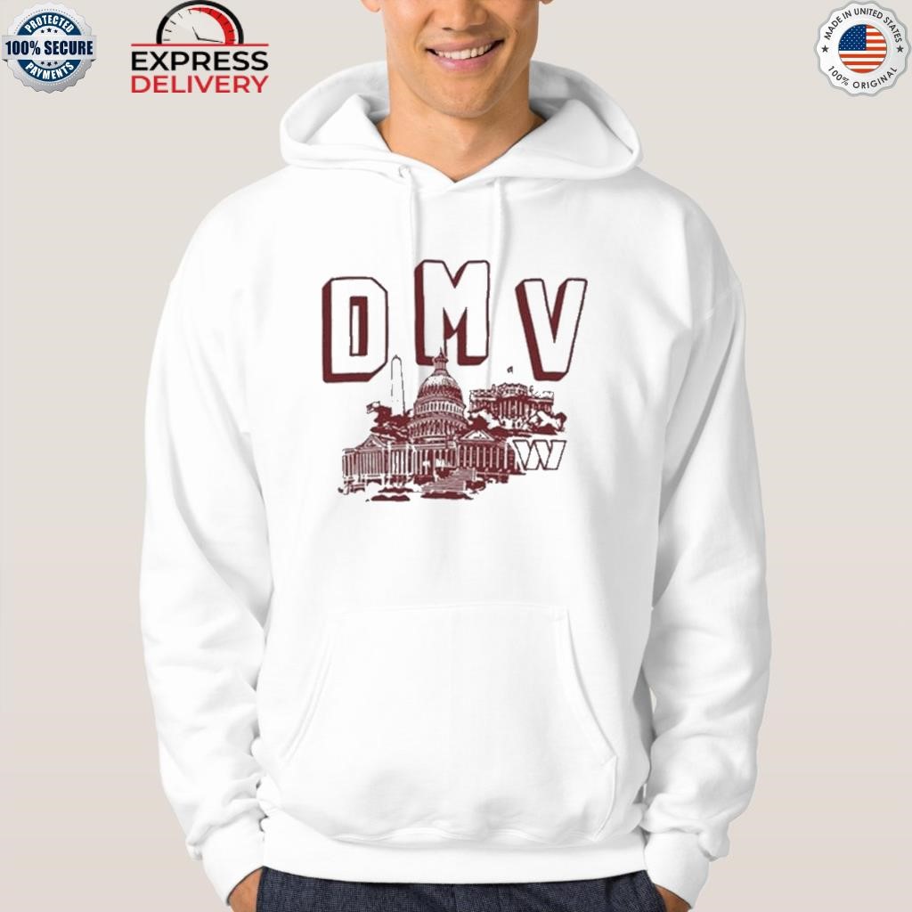 Official washington commanders dmv T-shirt, hoodie, sweater, long