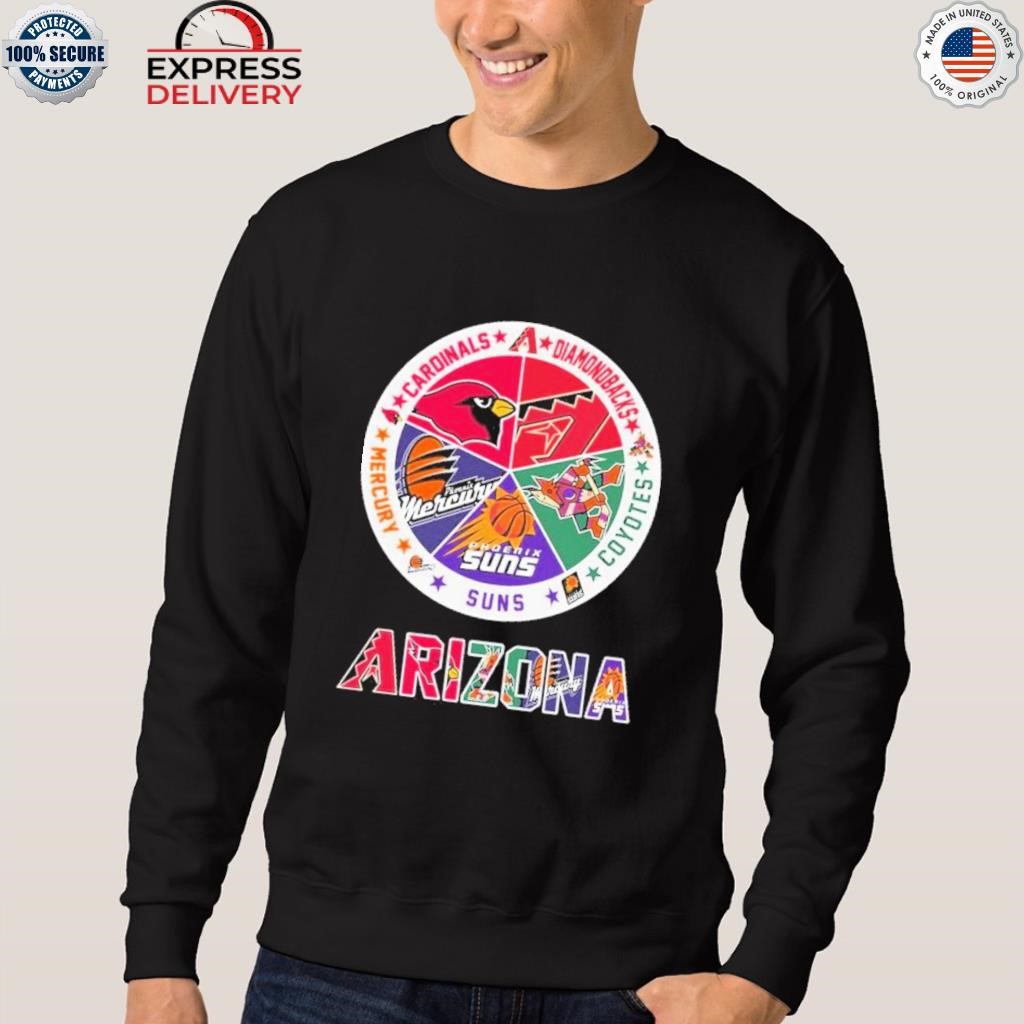 Arizona Diamondbacks Phoenix Suns Arizona Cardinals Arizona Coyotes logo  shirt, hoodie, sweater, long sleeve and tank top