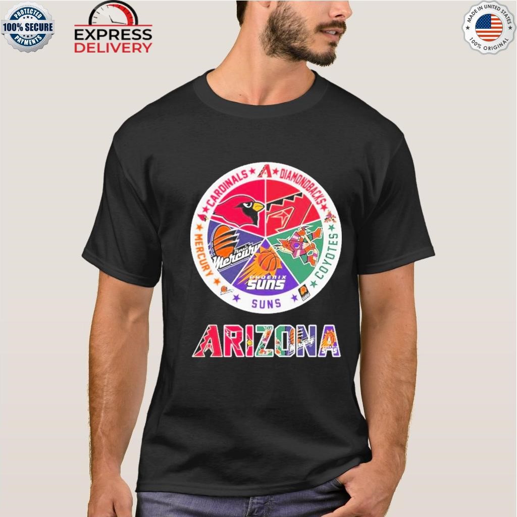 Arizona Diamondbacks Suns Cardinals Coyotes 4 teams sports circle