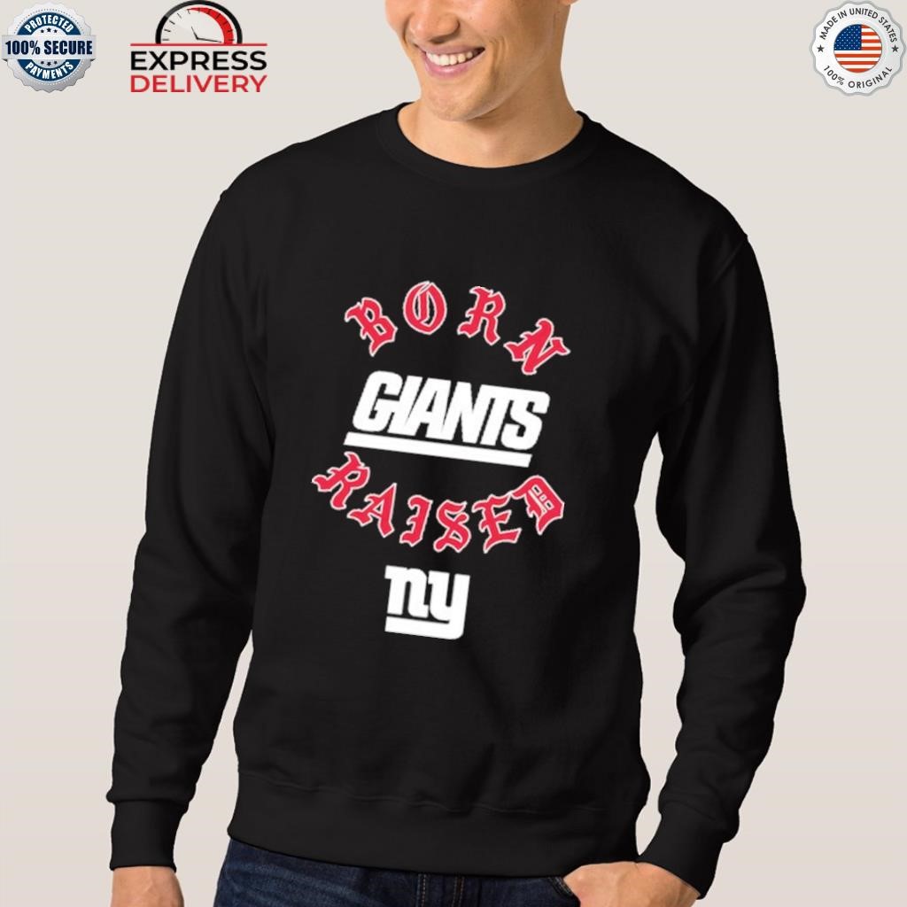 Nfl Shop Black New York Giants Born X Raised Black Merch