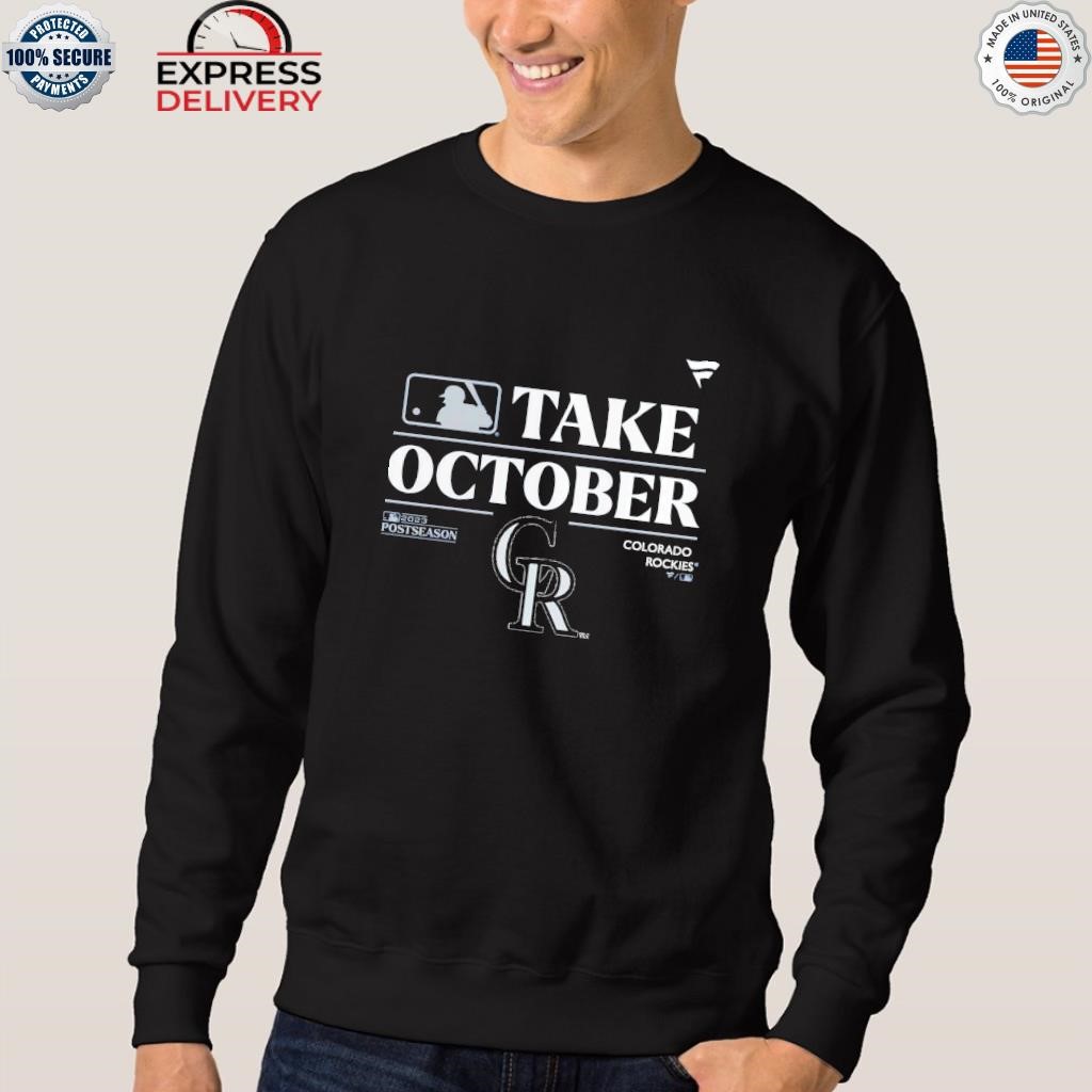 Official Logo Colorado Rockies Take October Playoffs Postseason 2023 Shirt,  hoodie, sweater, long sleeve and tank top