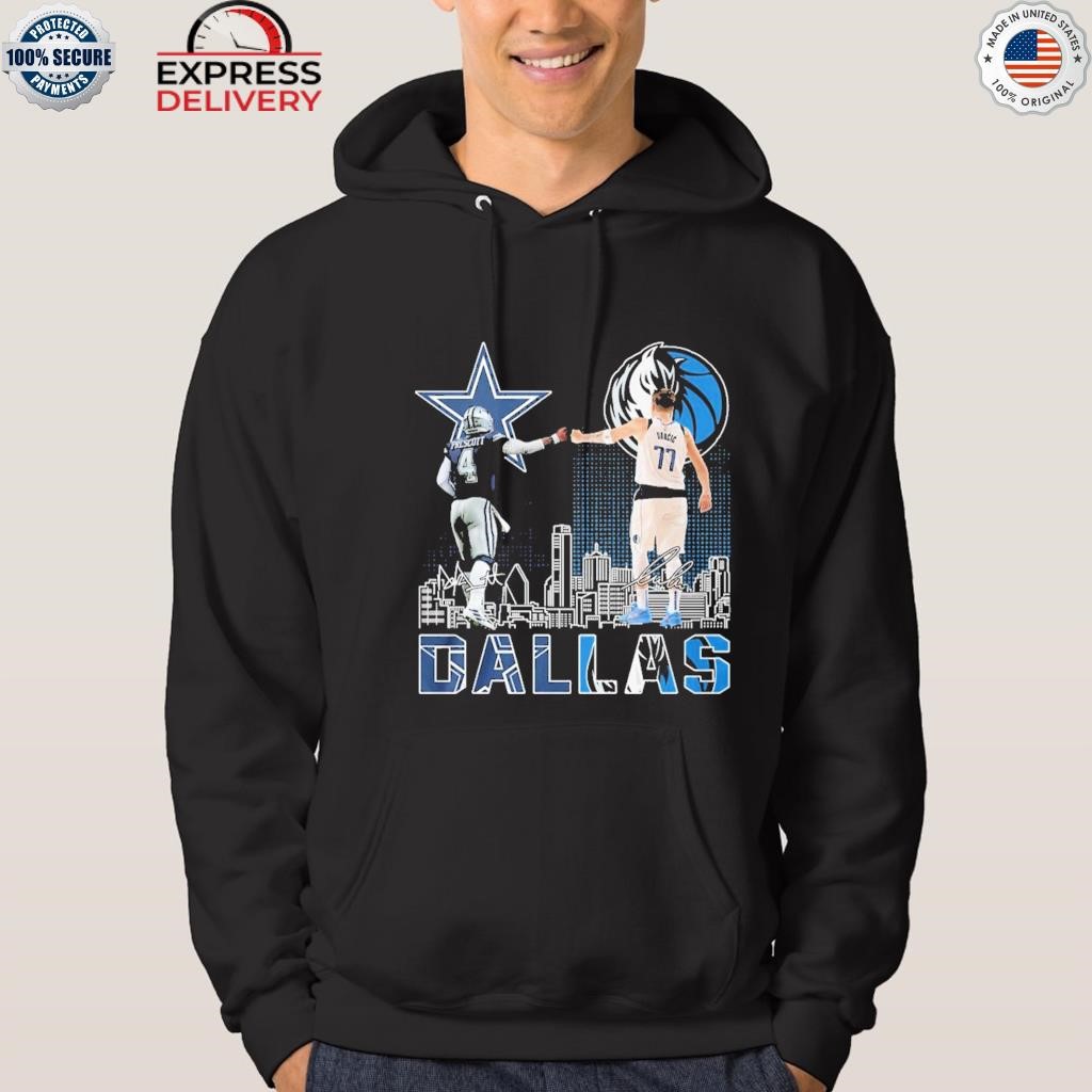 Dallas Cowboys Prescott And Mavericks Doncic City Champion Shirt