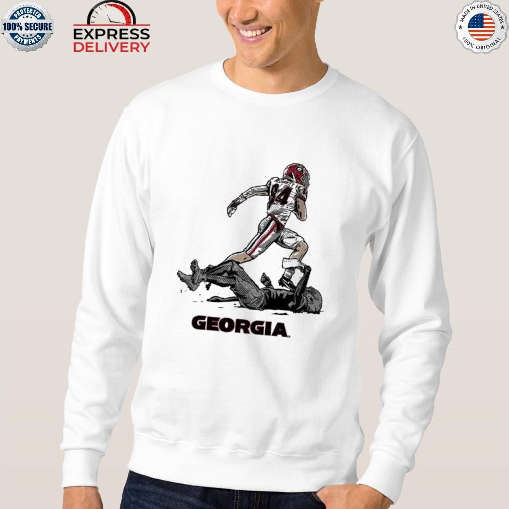 Official Georgia Football ladd mcconkey superstar pose T-shirt