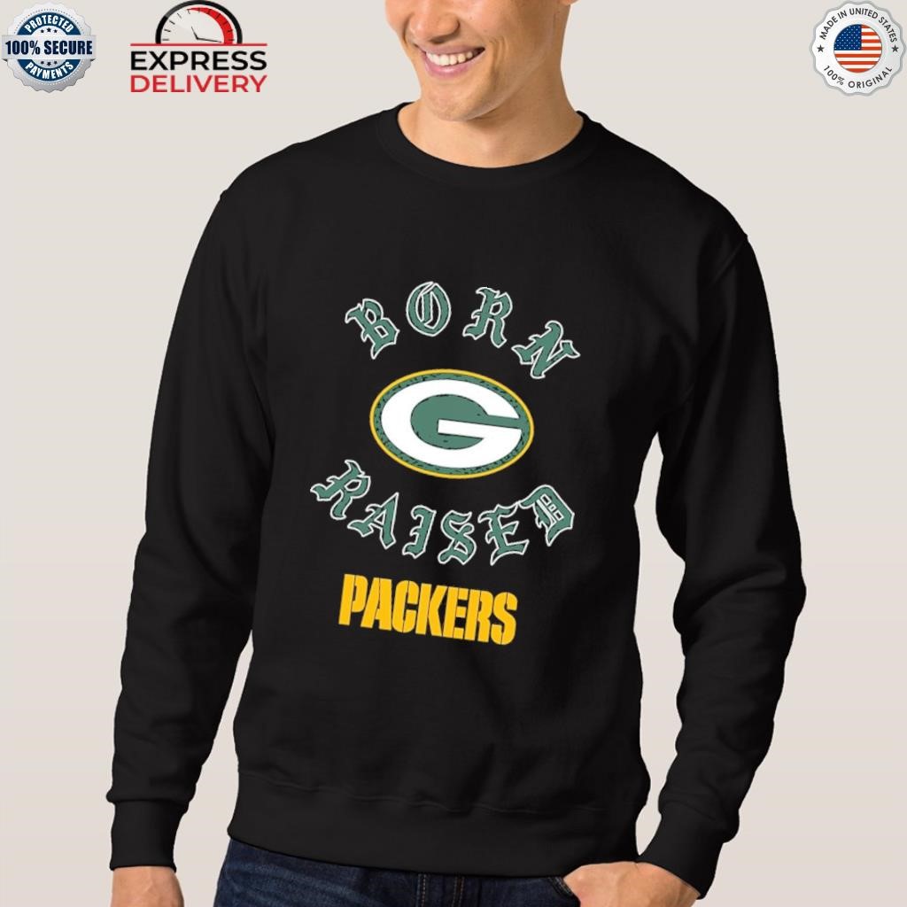 Official Green Bay Packers Born X Raised T-Shirt - Teeducks