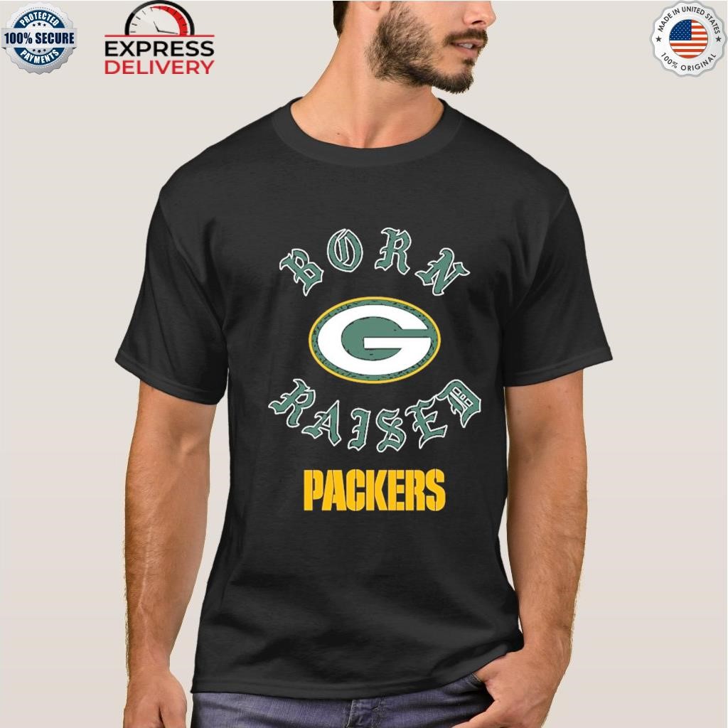 Green Bay Packers Born X Raised Unisex T-shirt - Shibtee Clothing