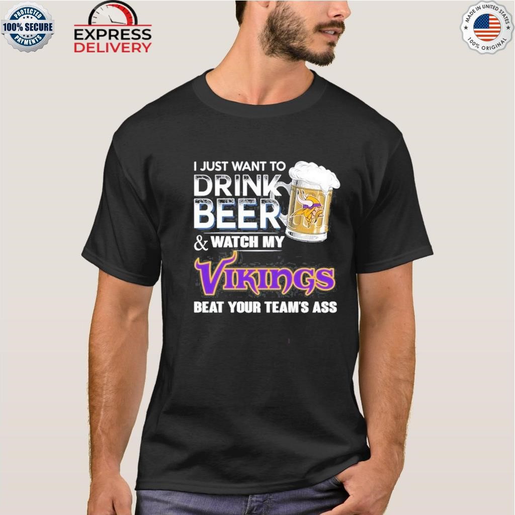 This Team Makes Me Drink Vikings Shirt, hoodie, sweater, long