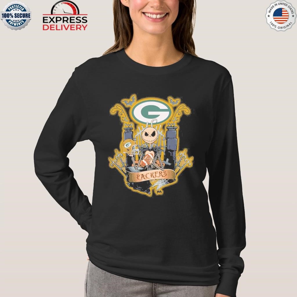 Jack skellington halloween Green Bay Packers fan shirt - Limotees