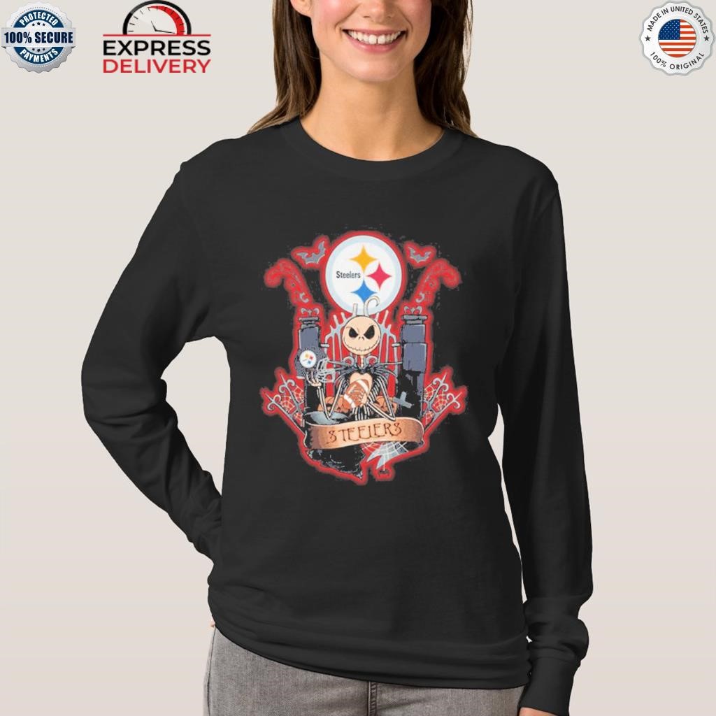 Skull Pittsburgh Steelers Halloween T-Shirt Hoodie