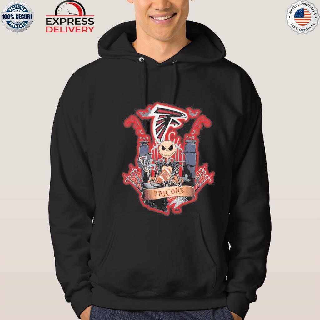 Atlanta Falcons Jack Skellington This Is Halloween Hoodie Merch