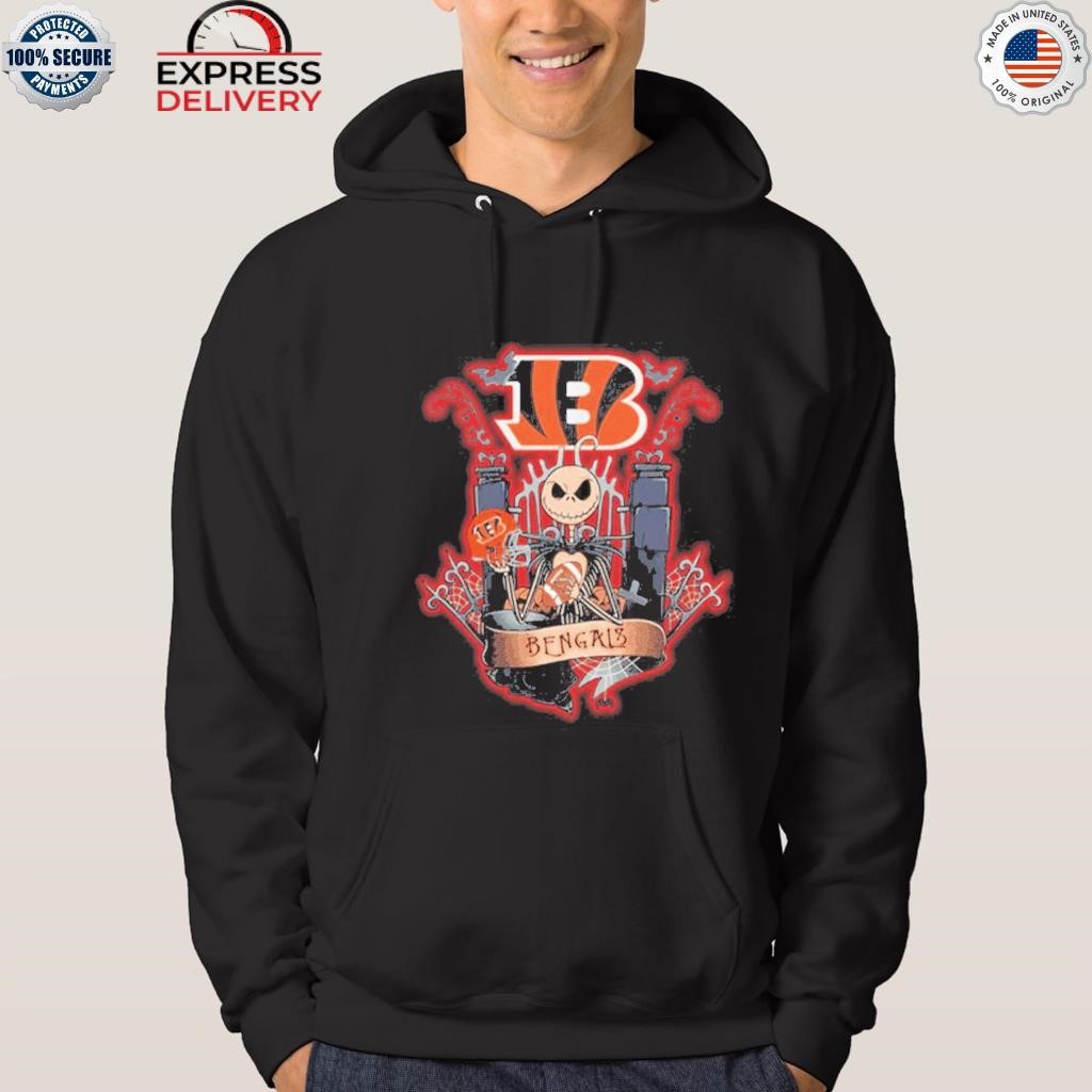 Design cincinnatI bengals horror character halloween NFL shirt, hoodie,  sweater, long sleeve and tank top