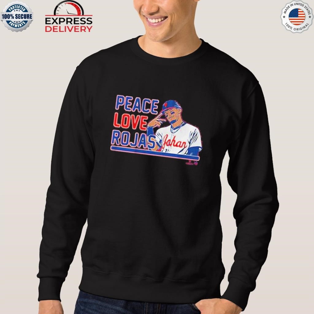 Original johan Rojas Peace Love Rojas Shirt, hoodie, sweater, long