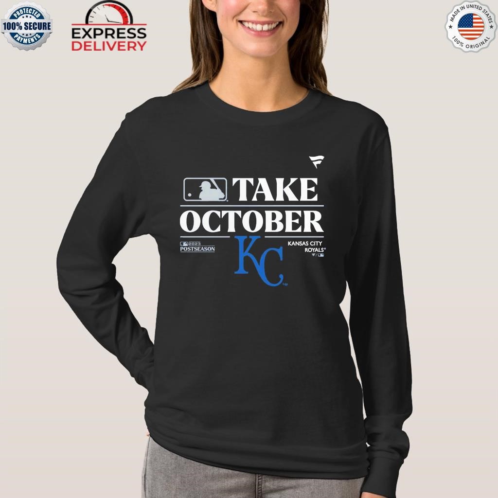 Official Logo Kansas City Royals Take October Playoffs Postseason 2023 Shirt,  hoodie, sweater, long sleeve and tank top