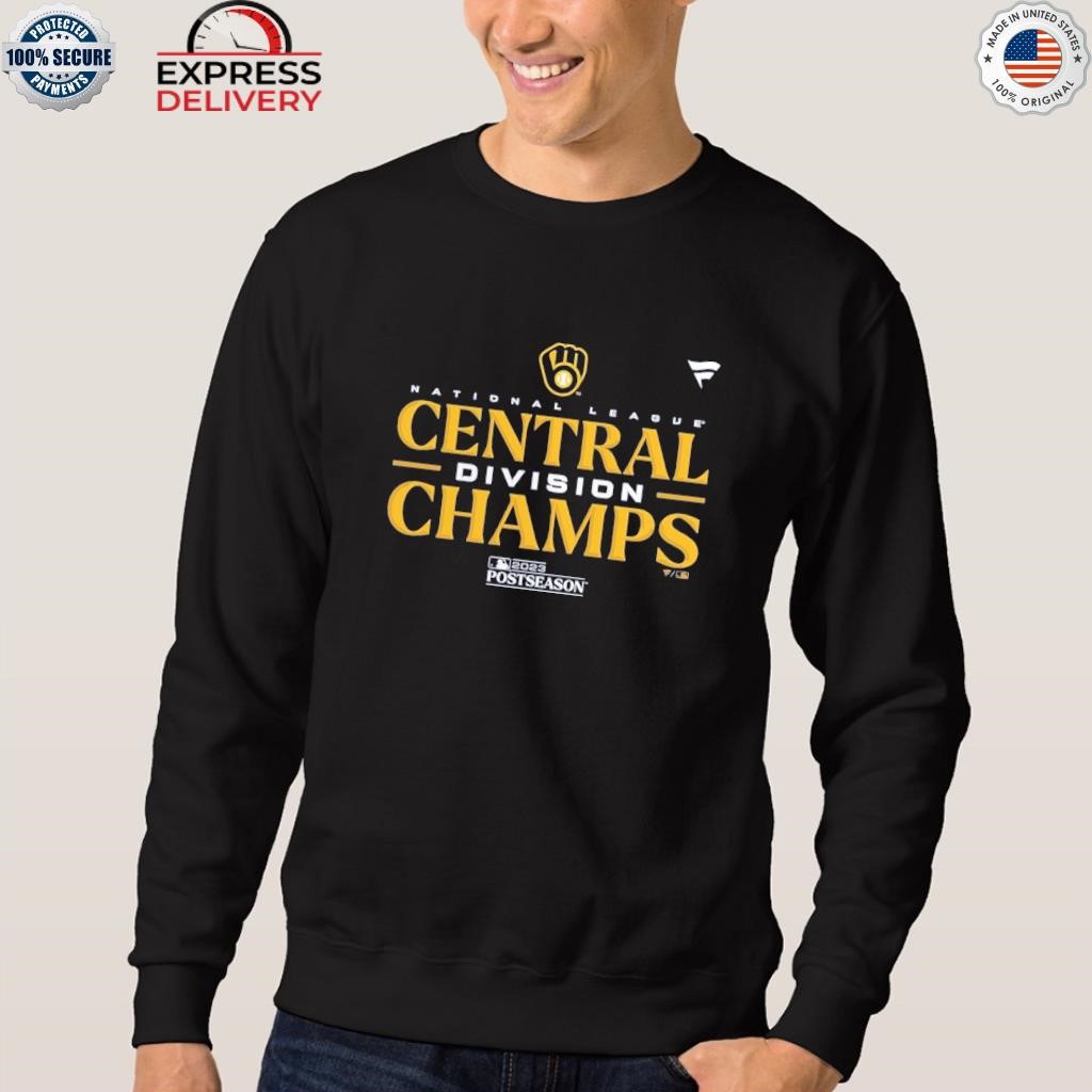 Milwaukee Brewers MLB 2023 Nl Central Division Champions Locker Room Tee  Shirt