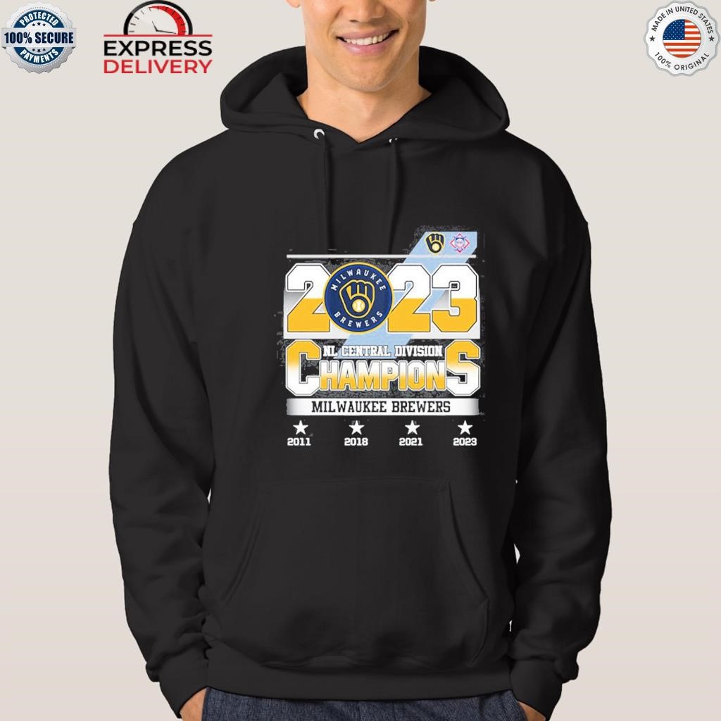 Brewers 2023 Milwaukee Brewers NL Central Division Champions Shirt, hoodie,  sweater, long sleeve and tank top