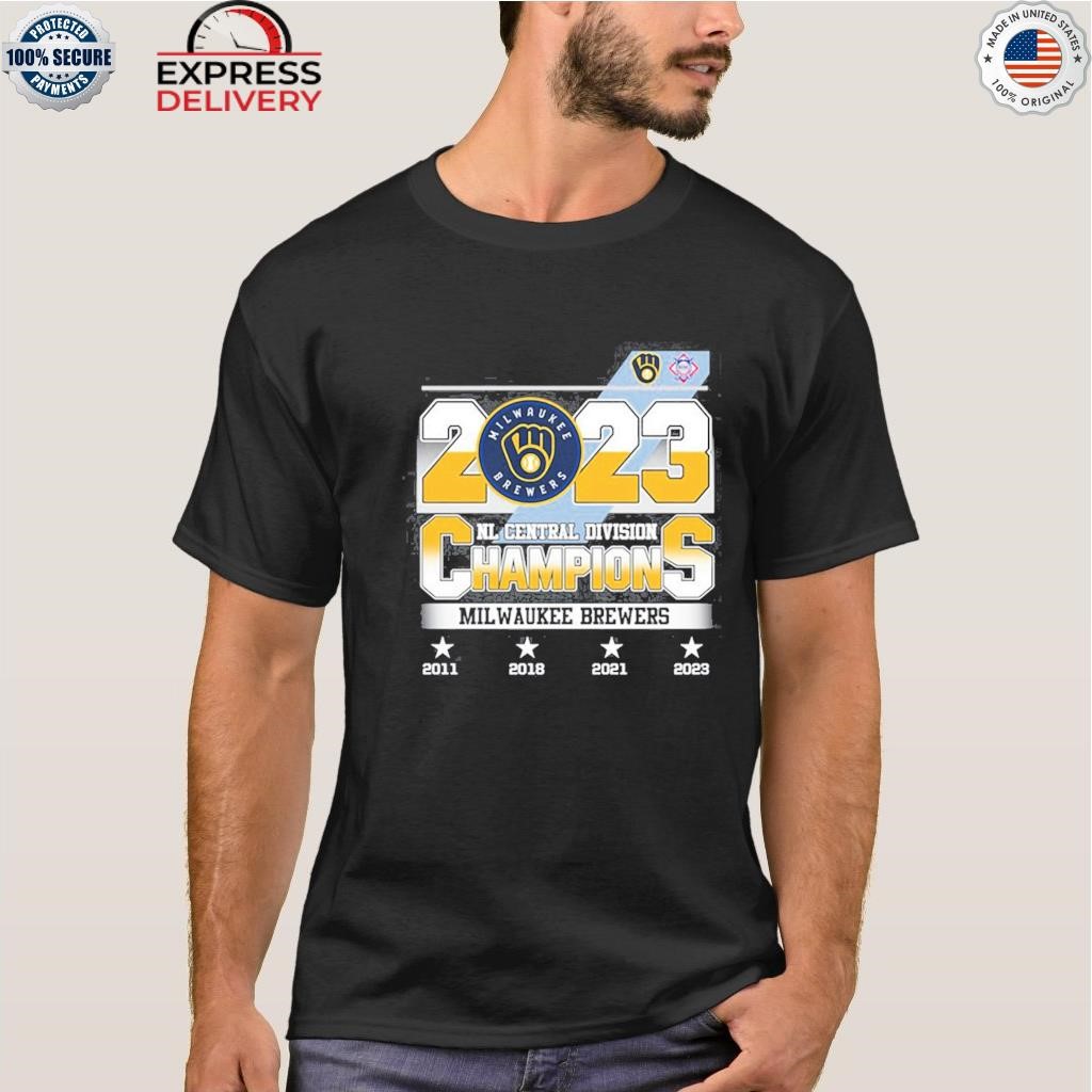 Milwaukee brewers 2023 nl central Division champions shirt, hoodie,  sweater, long sleeve and tank top