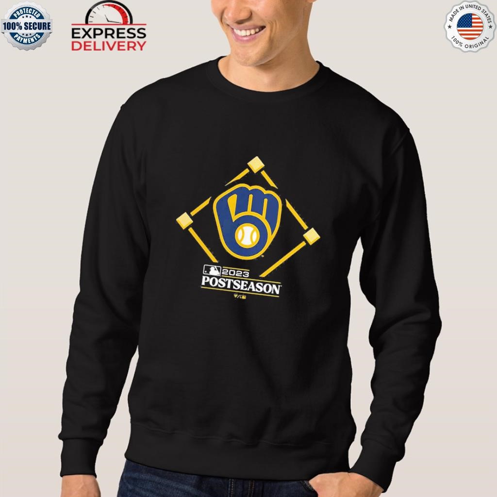 Milwaukee Brewers Black 2023 Postseason Around The Horn Men's T-shirt,Sweater,  Hoodie, And Long Sleeved, Ladies, Tank Top