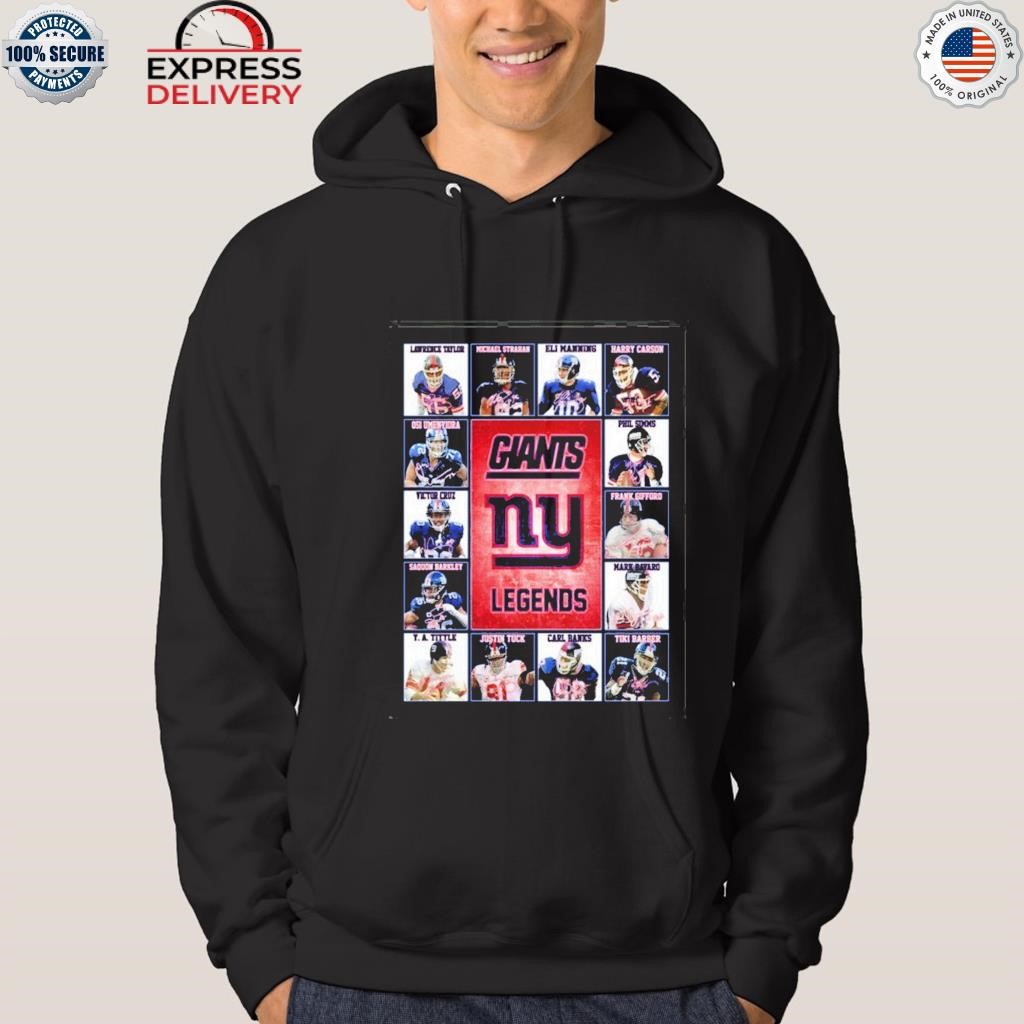 Official New York Giants Legends Unisex T-Shirt, hoodie, sweater, long  sleeve and tank top