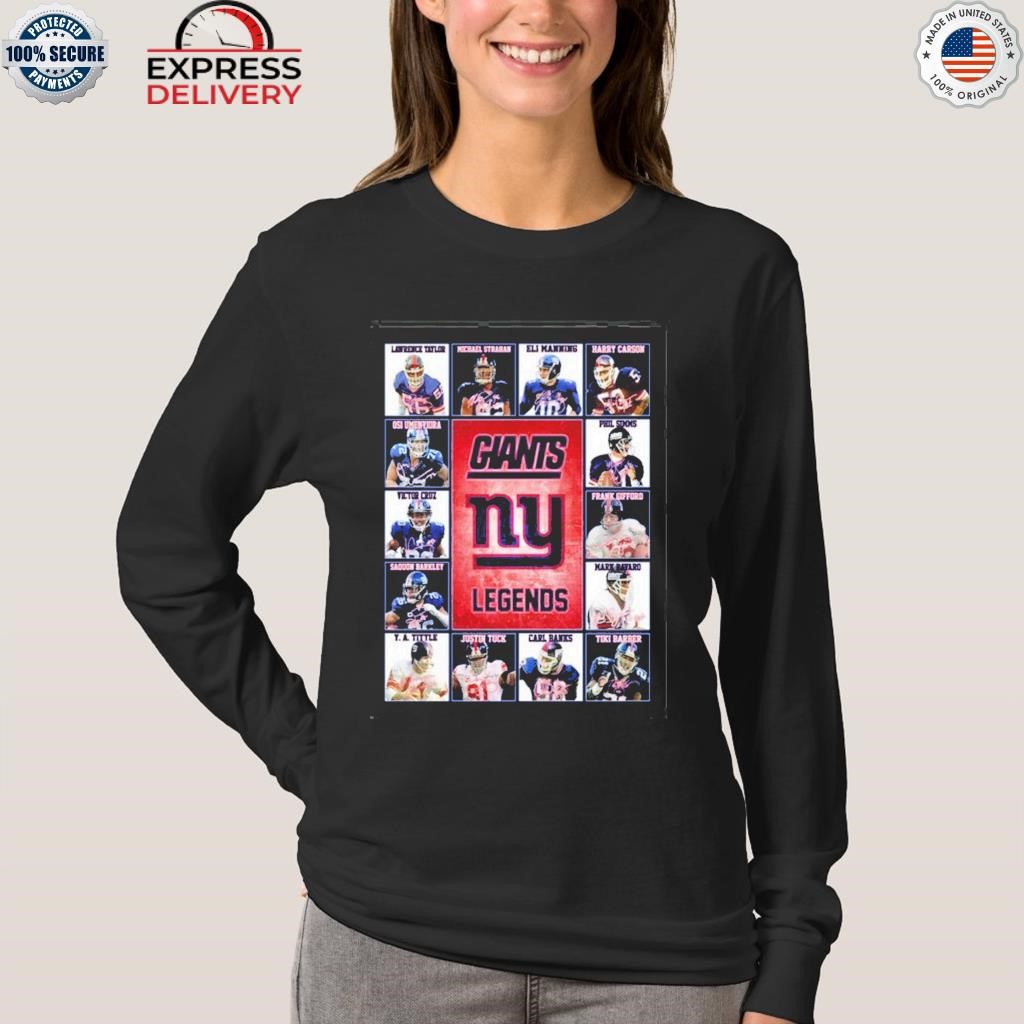 Official New York Giants Legends Unisex T-Shirt, hoodie, sweater, long  sleeve and tank top