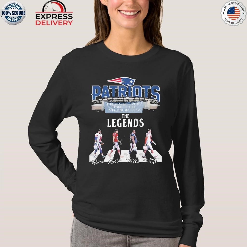 New England Patriots Thank You For The Memories The Legends T-shirt -  Shibtee Clothing