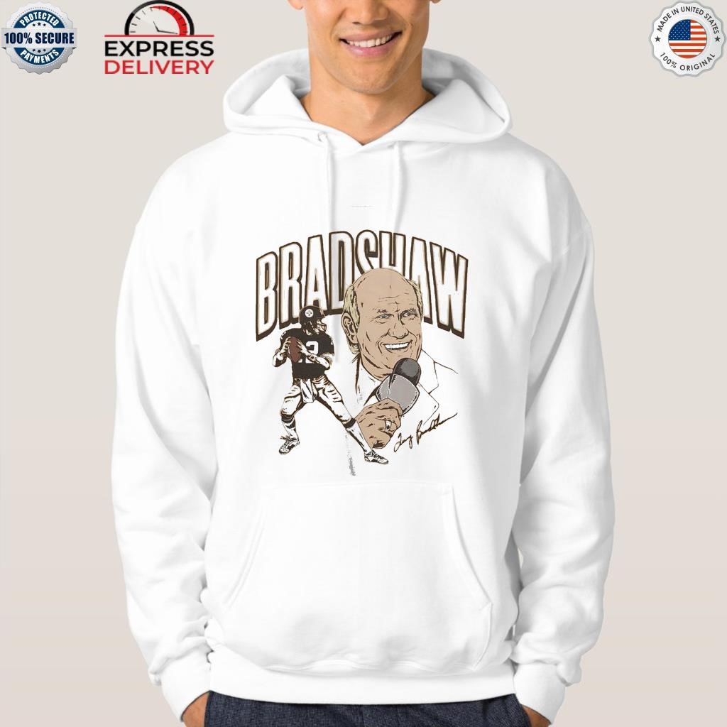 Official pittsburgh Steelers terry bradshaw signature shirt, hoodie,  sweater, long sleeve and tank top