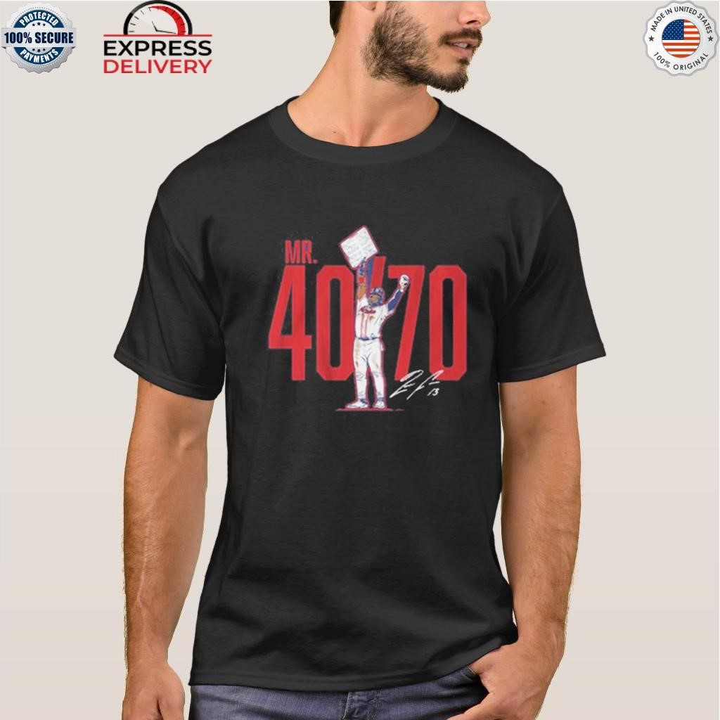 Ronald Acuña Jr Mr 40/70 Atlanta T-Shirt - ReviewsTees