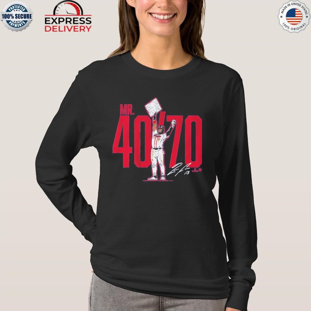 Official breakingt Merch Ronald Acuña Jr Mr. 40 70 shirt, hoodie,  sweatshirt for men and women