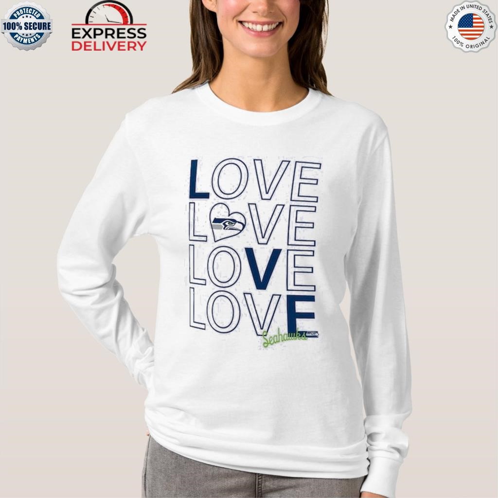 Seattle Seahawks giiI 4her by carl banks women's love graphic