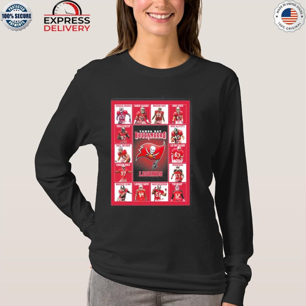 Tampa Bay Buccaneers Legends Unisex T-Shirt, hoodie, sweater and