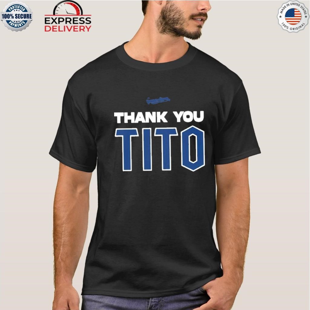 Cleveland Guardians THANK YOU TITO shirt, hoodie, sweater and long sleeve