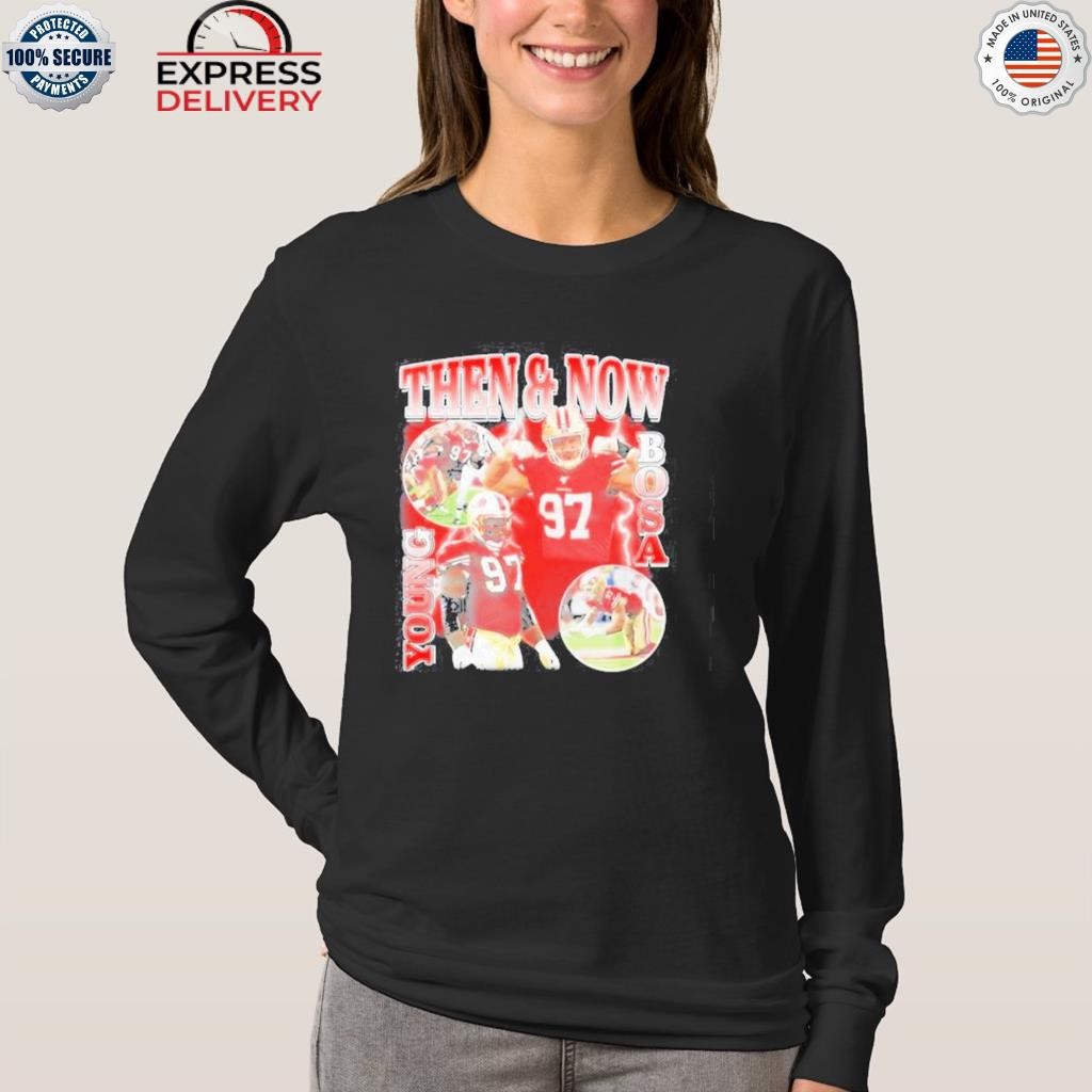 Nick Bosa Then And Now Young Bosa Shirt Nick Bisa Nick Bosa Images Shirt Nick  Bosa Pff Unique - Revetee