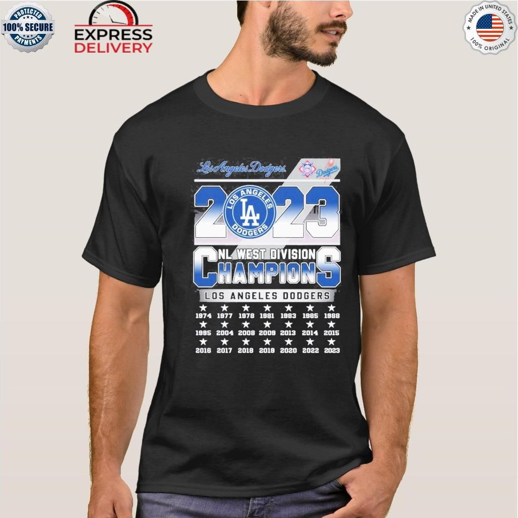 Los Angeles Dodgers NL West Division Champions 2023 Limited Shirts, Custom  prints store