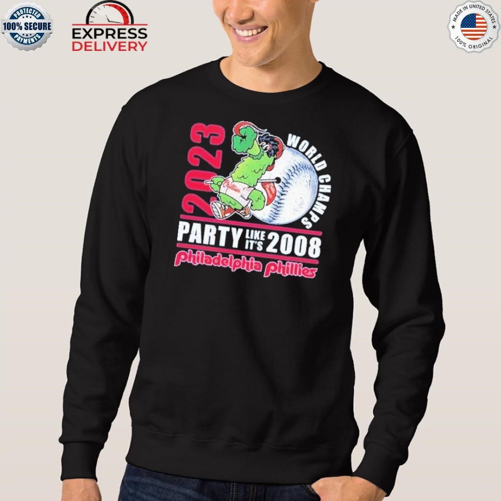 2023 world champs party like its 2008 philadelphia phillies shirt