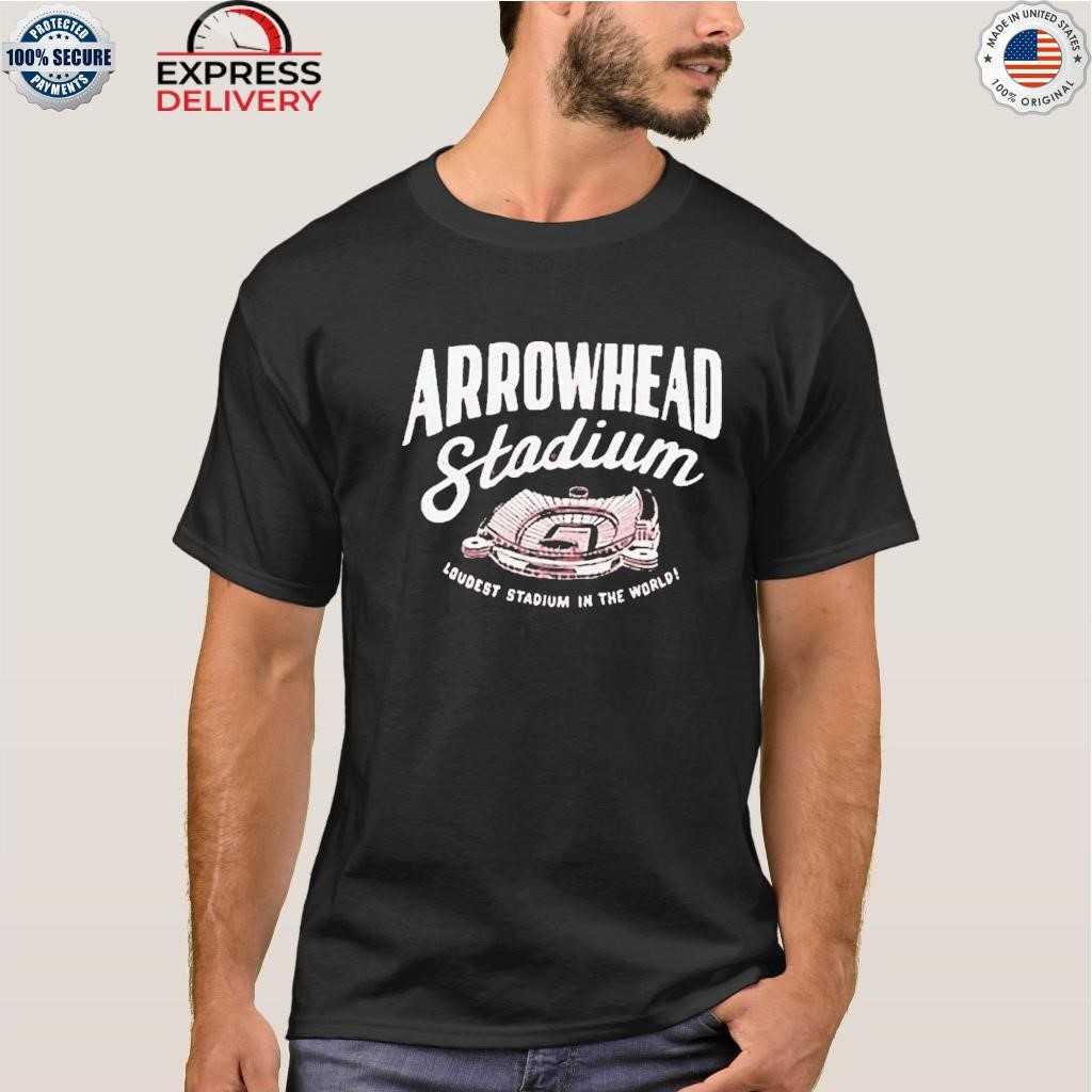 Arrowhead Loudest Stadium Red T-Shirt