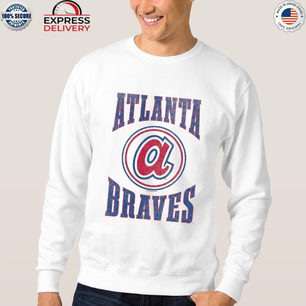 Atlanta braves arched logo slub shirt, hoodie, sweater, long sleeve and  tank top