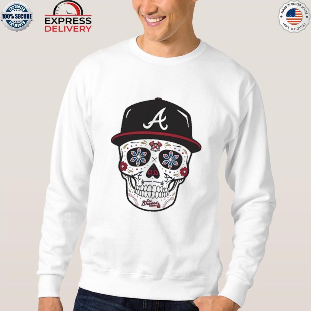 Atlanta Braves Sugar Skull T shirt